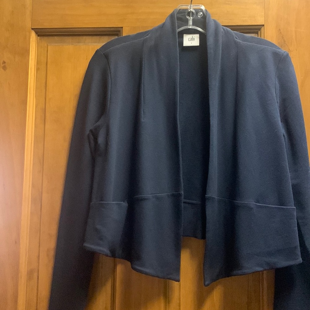 Cabi  cropped jacket navy  5153